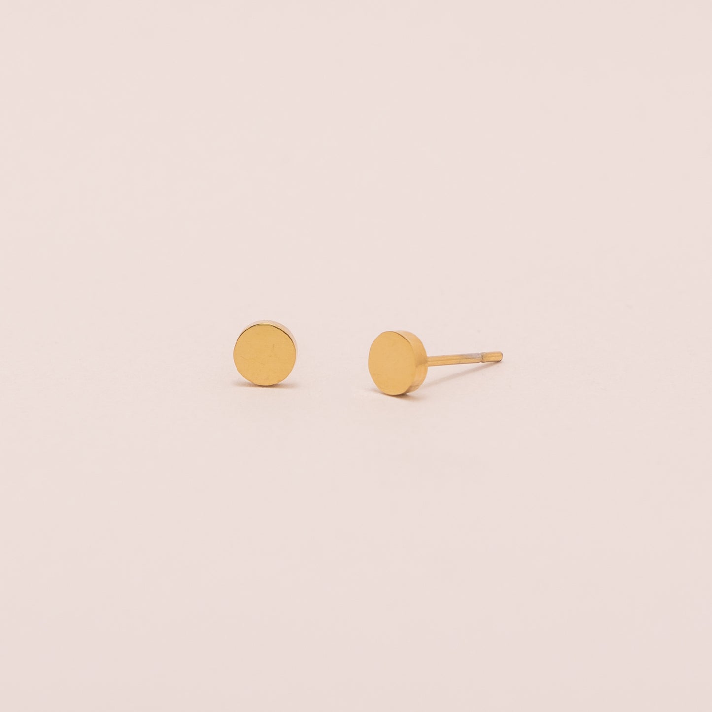 Circle Stud Earrings