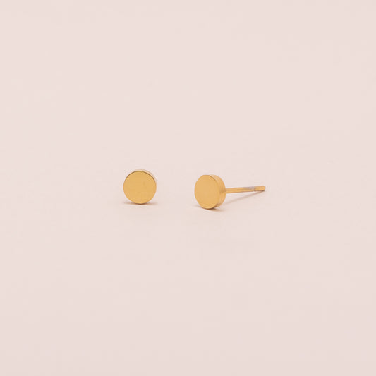 Circle Stud Earrings